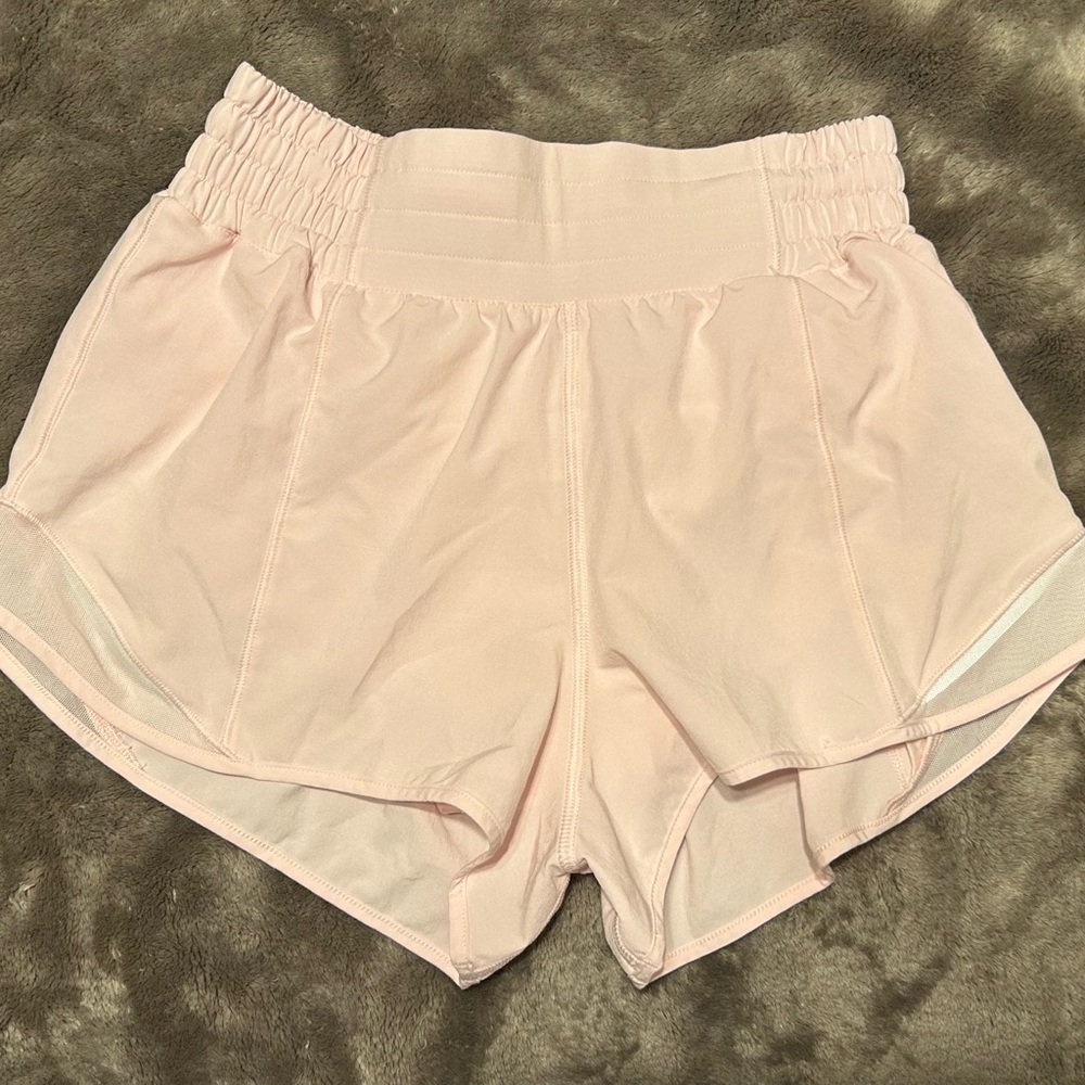 Lululemon Athletica Blush Pink Athletic Shorts